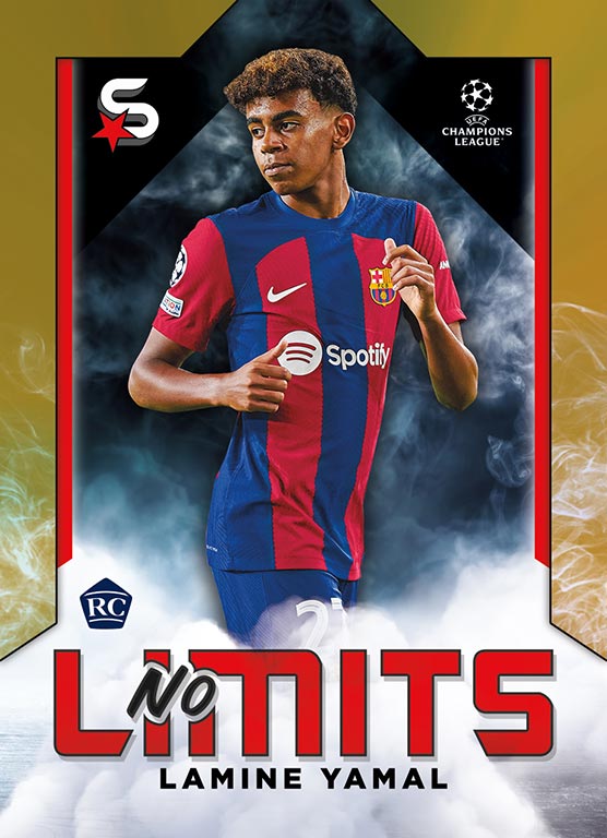 Topps Superstars UEFA Club Competitions Display Box 2023/24 (LAMINE YAMAL RC MÖGLICH)