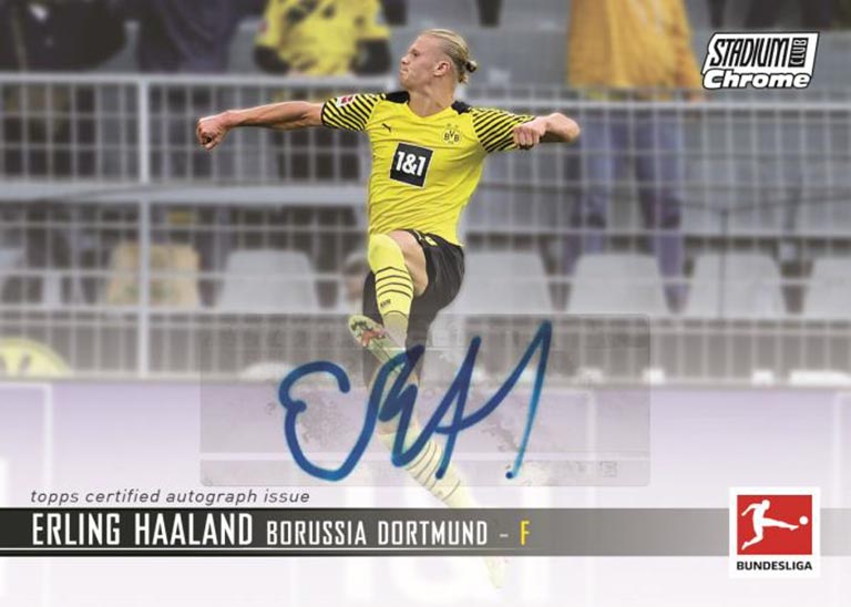 2021-22 TOPPS Stadium Club Chrome Bundesliga Soccer Hobby Box