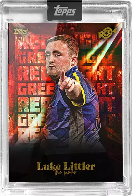 Topps 2024 Luke Littler Rookie Season Darts Cards