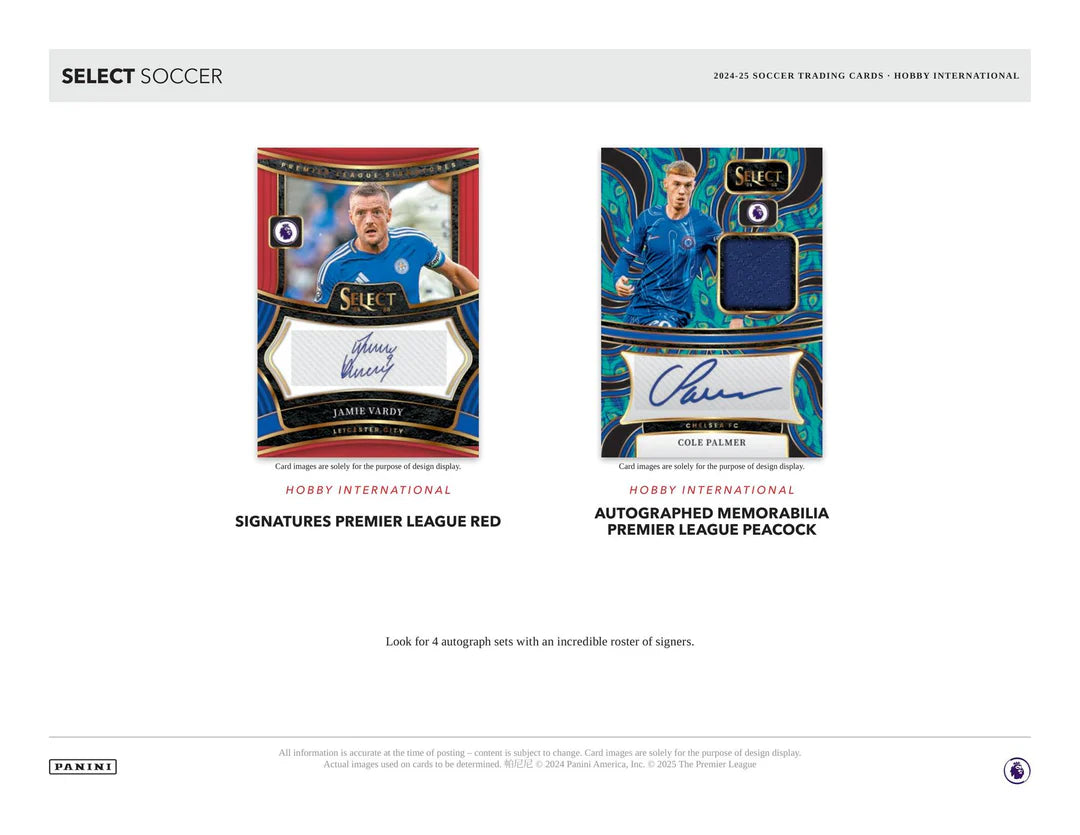 Panini Select Premier League EPL Soccer International Hobby 2024/25