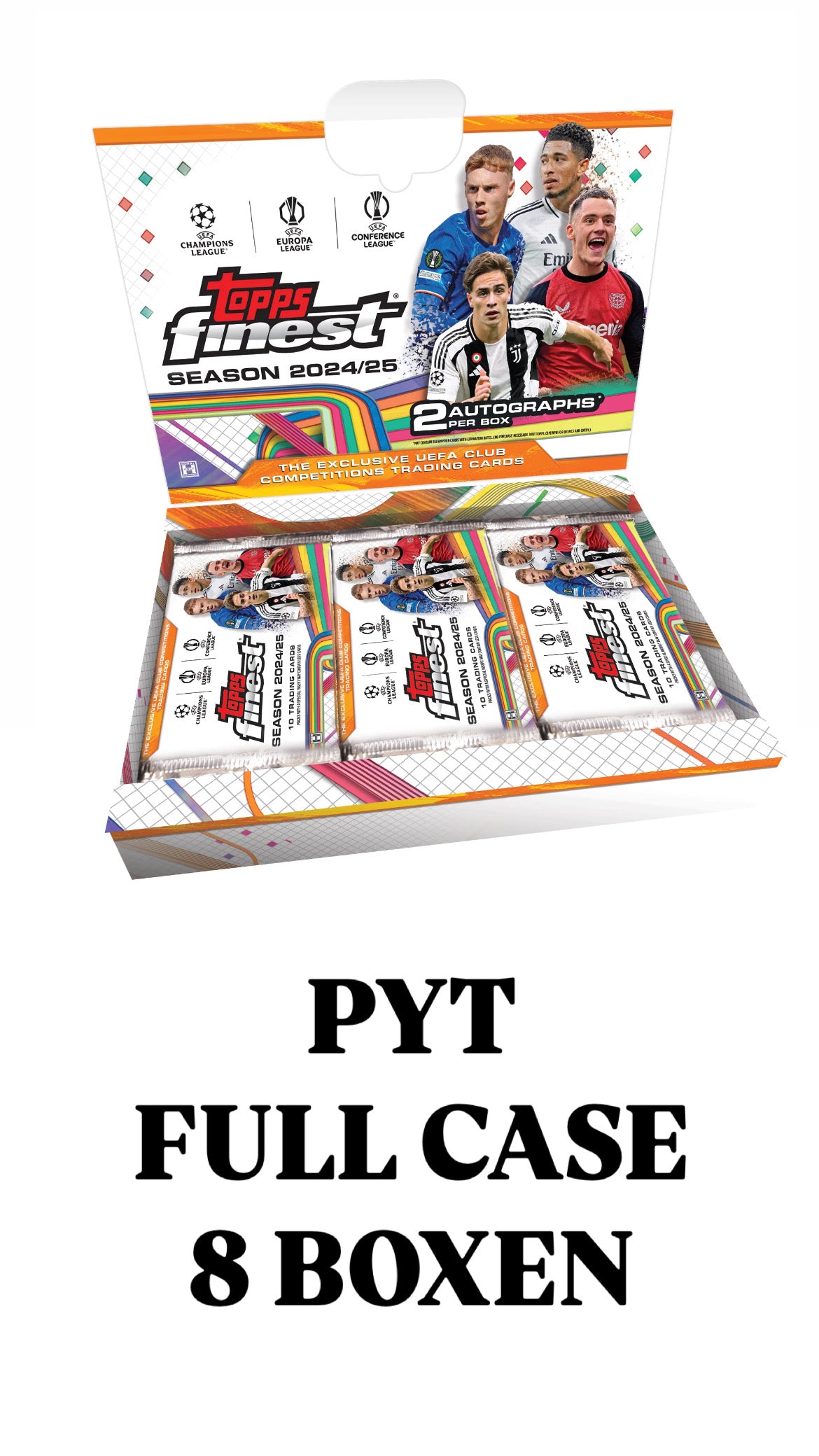 PYT Pick your Team #1 | Topps 2024-25 UCC Finest | 1x Full Case (Box Break)
