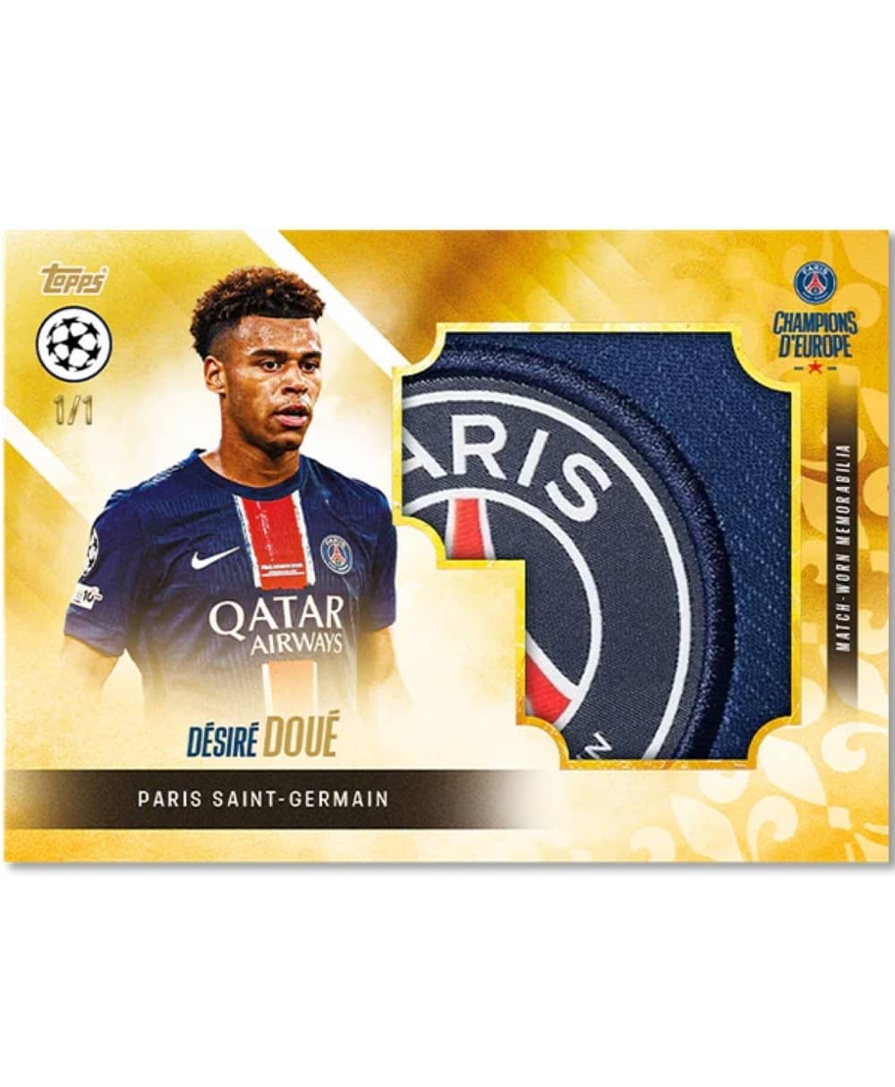 Topps 2025 PSG Champions d'Europe Hobby Box