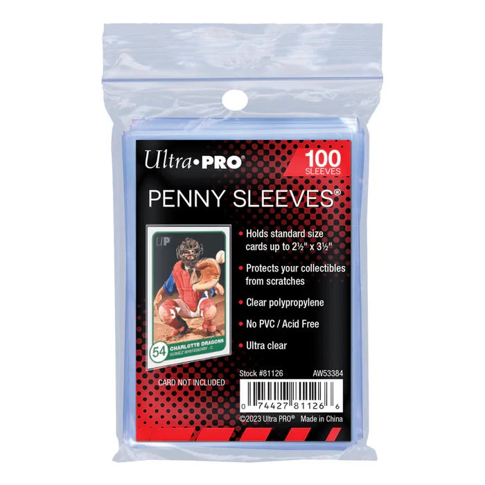 100 Ultra Pro Soft Sleeves Penny Sleeves Hüllen