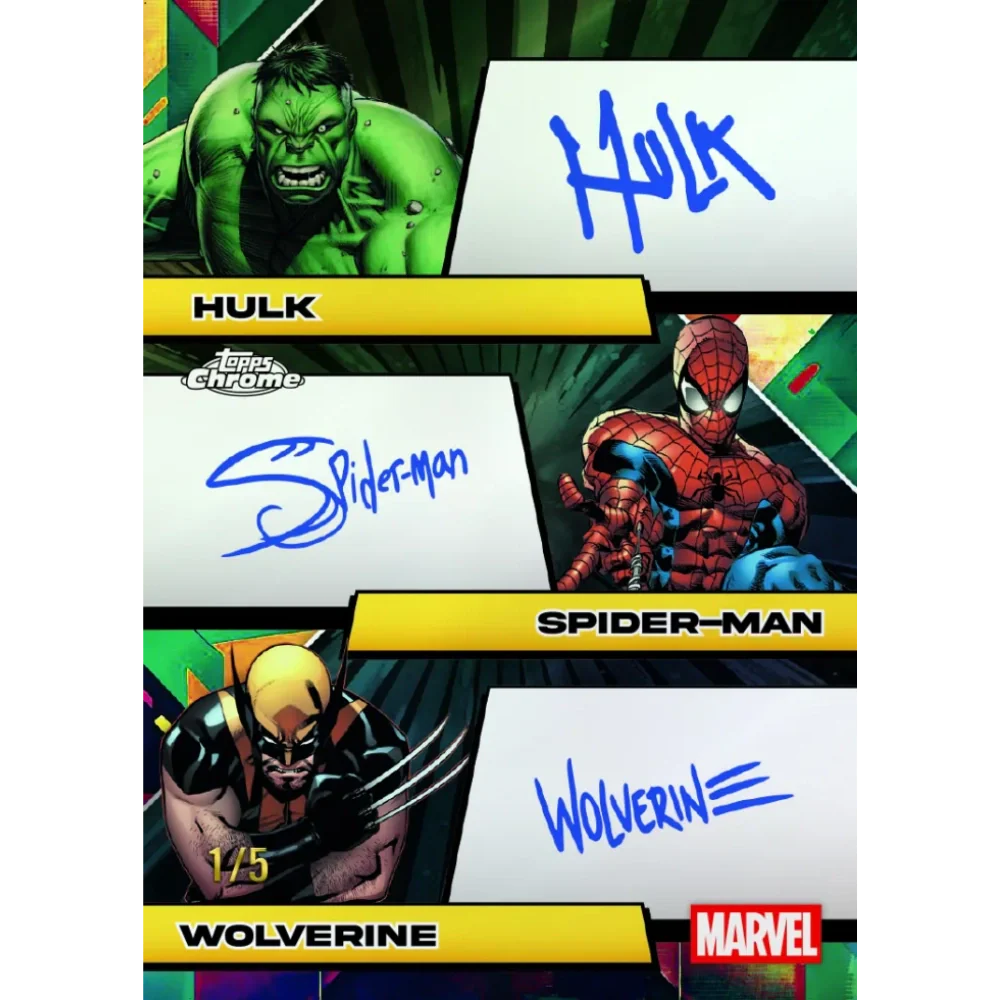 Topps 2025 Marvel Comics Chrome Value Box