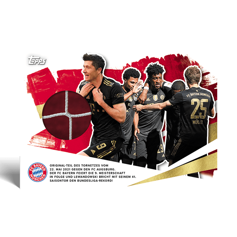 2021-22 Topps FC Bayern München Official Team Set Box