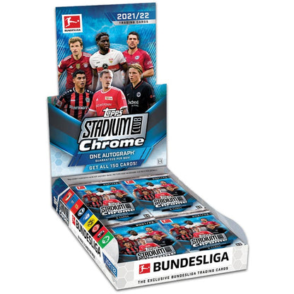 2021-22 TOPPS Stadium Club Chrome Bundesliga Soccer Hobby Box