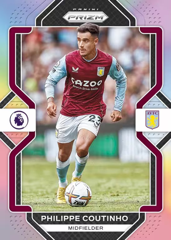 2022/23 Panini Prizm Premier League EPL Soccer 6-Pack Blaster (Red Mosaic Prizms)