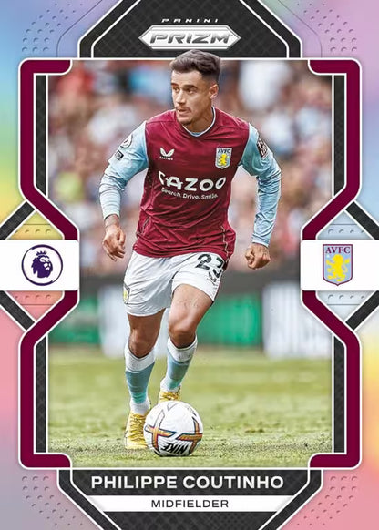 2022/23 Panini Prizm Premier League EPL Soccer 6-Pack Blaster (Red Mosaic Prizms)