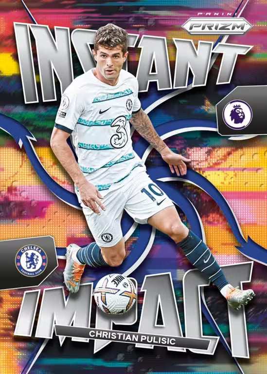 2022/23 Panini Prizm Premier League EPL Soccer 6-Pack Blaster (Red Mosaic Prizms)
