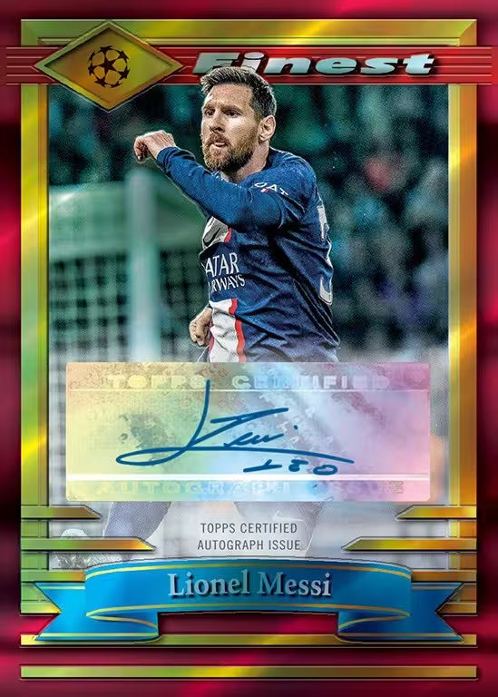 Topps Finest Flashbacks UEFA Club Competitions Soccer Hobby 2022/23