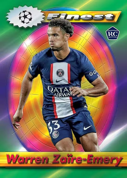 Topps Finest Flashbacks UEFA Club Competitions Soccer Hobby 2022/23