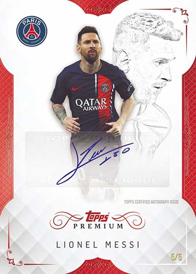 Topps Premium Black & White Edition Paris Saint-Germain 2023-24 Soccer Cards Box