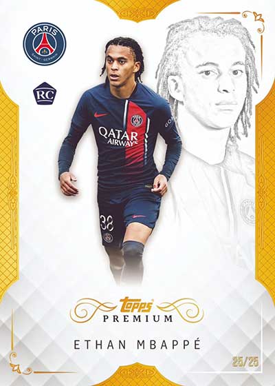 Topps Premium Black & White Edition Paris Saint-Germain 2023-24 Soccer Cards Box