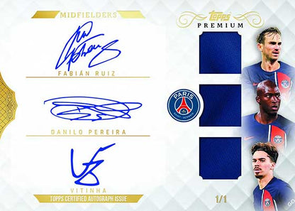 Topps Premium Black & White Edition Paris Saint-Germain 2023-24 Soccer Cards Box