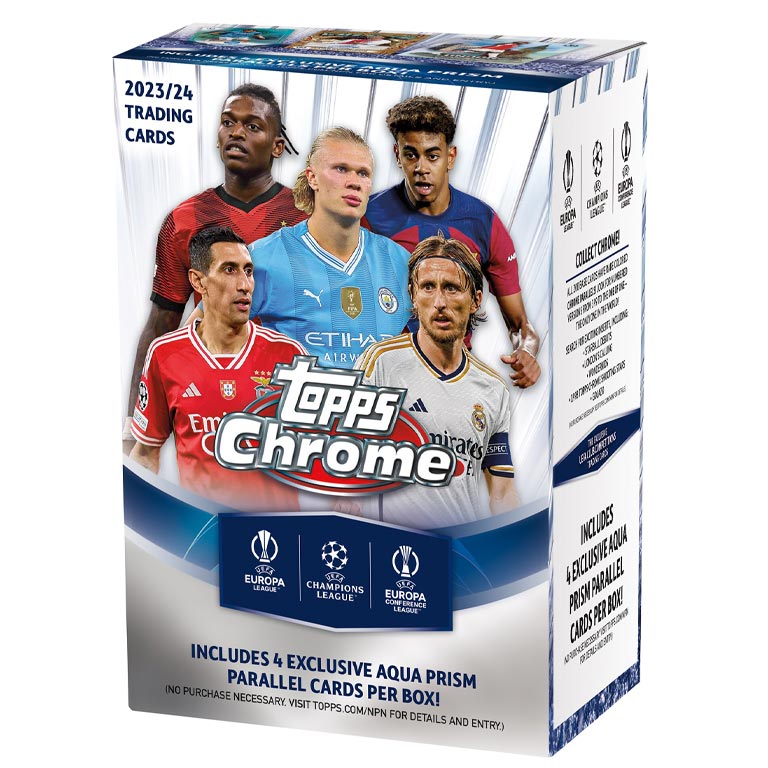 Topps Chrome UEFA Club Competitions 2023-24 Blaster Box
