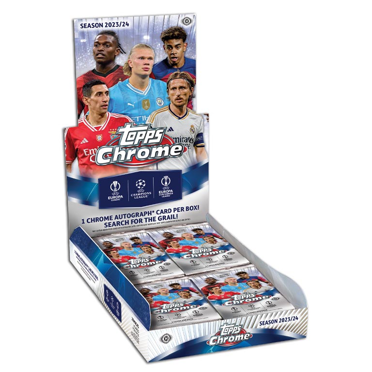 2023-24 Topps Chrome UEFA Club Competitions - Hobby Box