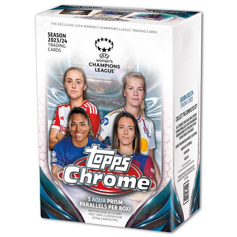 Topps Chrome UEFA Women’s Champions League Soccer Blaster Box 2023/24