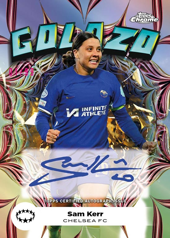 Topps Chrome UEFA Women’s Champions League Soccer Blaster Box 2023/24