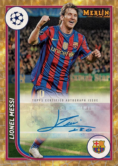 Topps 2023/24 Merlin Chrome UEFA Club Competitions Value Box