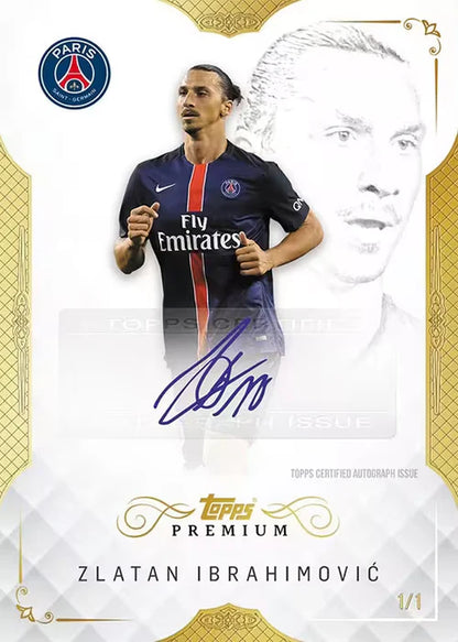 Topps Premium Black & White Edition Paris Saint-Germain 2023-24 Soccer Cards Box
