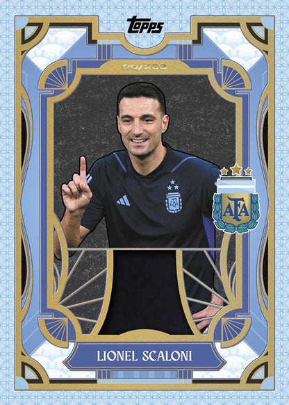 Topps 2024-25 Argentina Argentinien Team Set Box