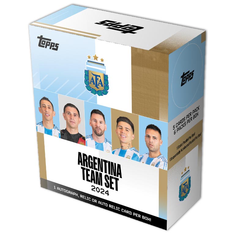 Topps 2024-25 Argentina Argentinien Team Set Box