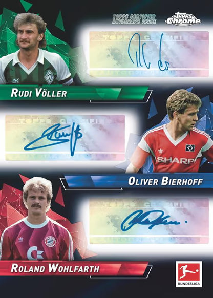 #1 RTB  2x 2021-22 & 3x 2024/25 Topps Chrome Bundesliga Boxen