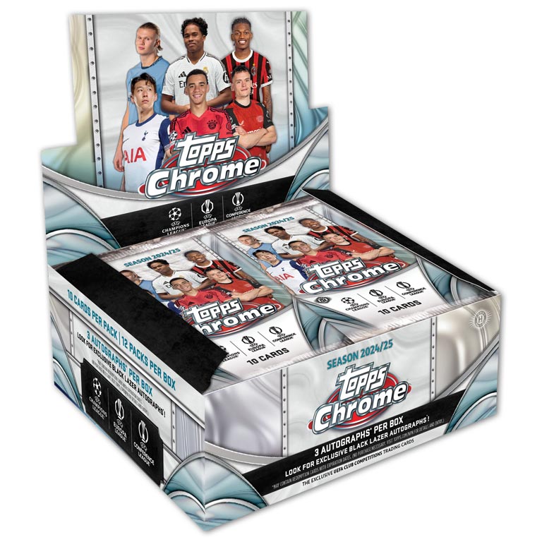 #3 Groupsbreak Topps 2024-25  UEFA Club Competitions Soccer Cards Jumbo Box