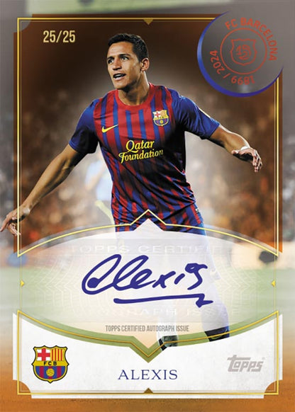 2024-25 TOPPS FC Barcelona 125 Years Anniversary  Hobby Box