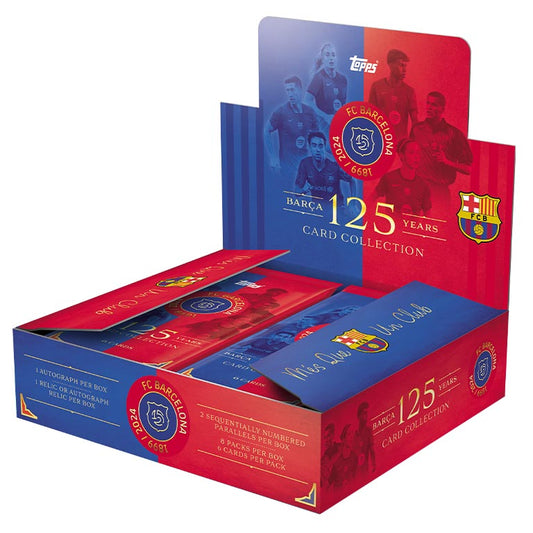 2024-25 TOPPS FC Barcelona 125 Years Anniversary  Hobby Box