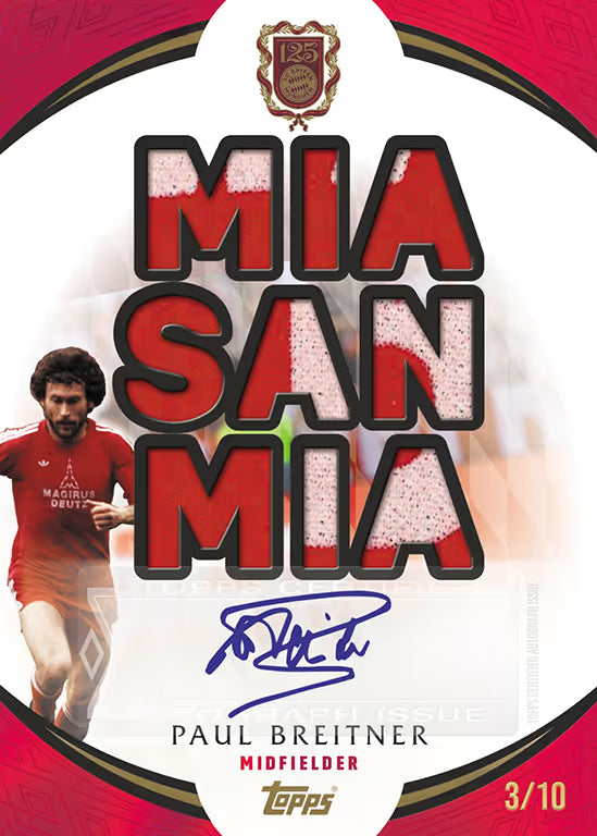 #3 Topps FC Bayern München 125th  Anniversary 1x Box Hit Draft