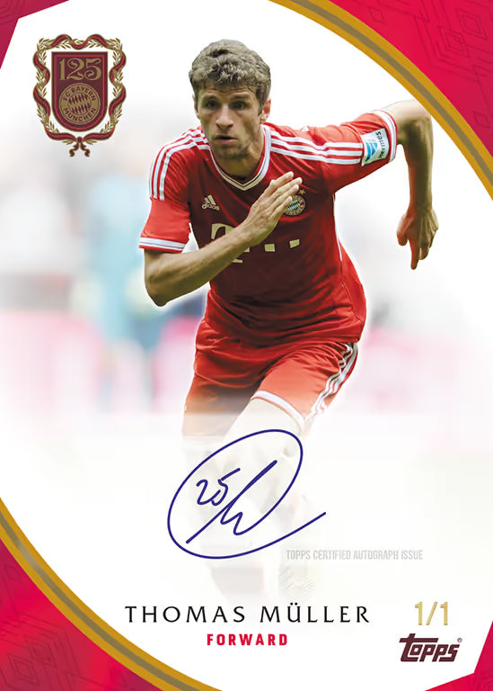 #1 Topps FC Bayern München 125th  Anniversary 1x Box Hit Draft