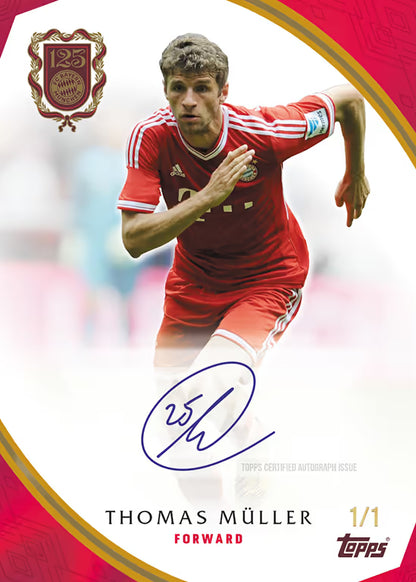 #3 Topps FC Bayern München 125th  Anniversary 1x Box Hit Draft