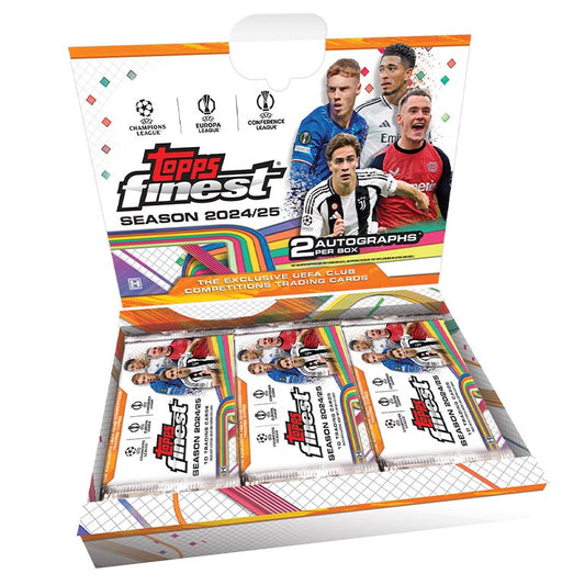 #1 Groupbreak 2024-25 Topps Finest UEFA Club Competitions Hobby Box