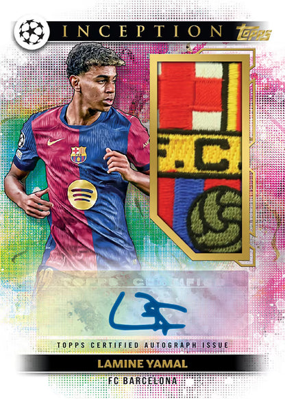 Topps Inception UEFA Club Competitions Soccer Cards Hobby Box 2024/25
