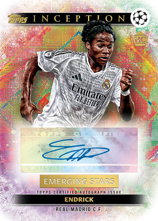 Topps Inception UEFA Club Competitions Soccer Cards Hobby Box 2024/25