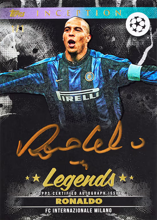 Ronaldo Topps Inception Topps Inception UEFA Club Competitions Soccer Cards Hobby Box 2024/25 ...