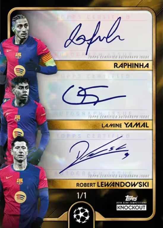 2024/25 Topps Knockout UEFA Club Competiton Hobby Box