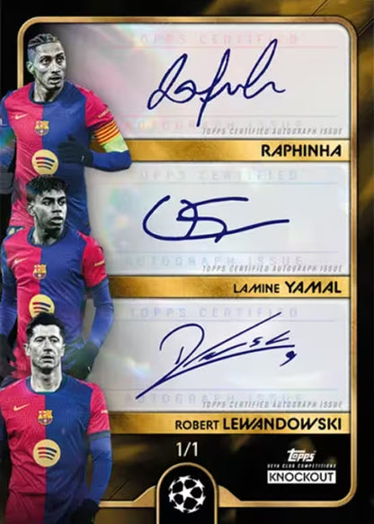 2024/25 Topps Knockout UEFA Club Competiton Hobby Box