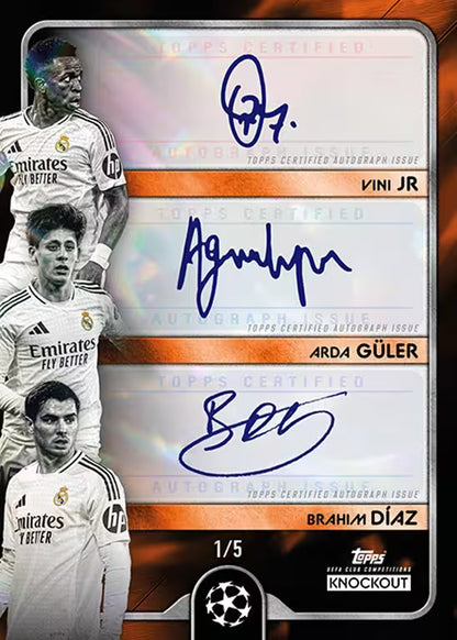 2024/25 Topps Knockout UEFA Club Competiton Hobby Box