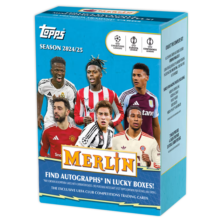 Topps Merlin UEFA Club Competitions Blaster Box 2024-25