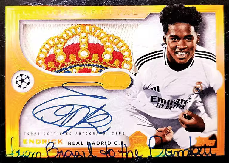 Topps UEFA Club Competitions Soccer Cards Hanger Box 2024/25