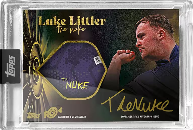 Topps 2024 Luke Littler Rookie Season Darts Cards