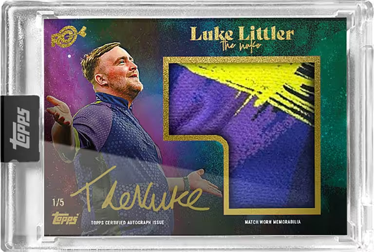 Topps 2024 Luke Littler Rookie Season Darts Cards