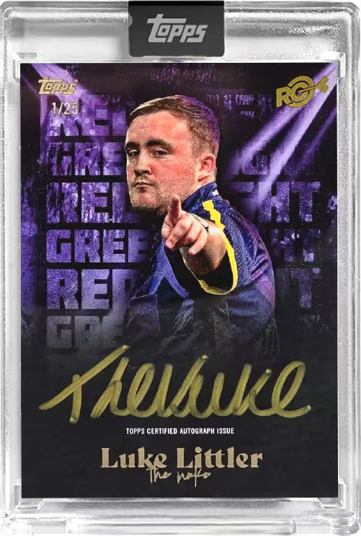 Topps 2024 Luke Littler Rookie Season Darts Cards