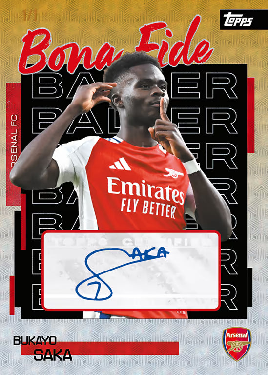 Topps 2025-26 Arsenal London Team Set Box