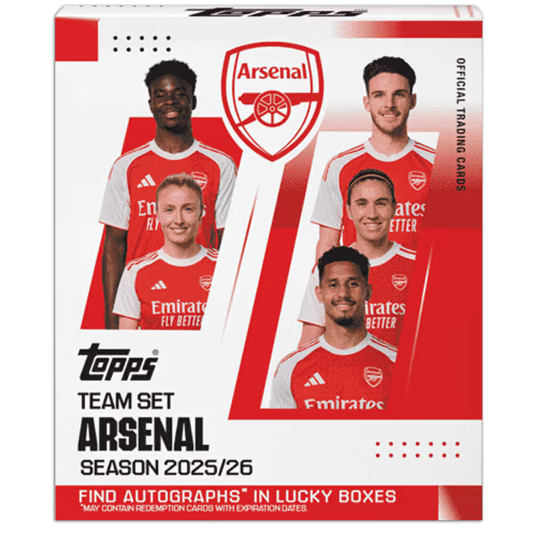 Topps 2025-26 Arsenal London Team Set Box