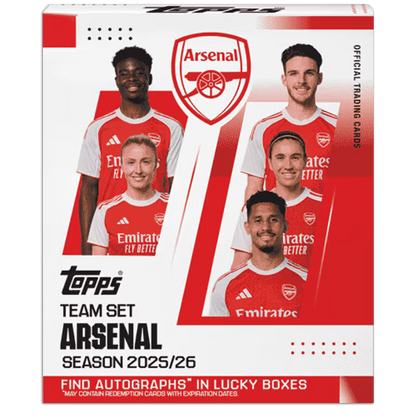 Topps 2025-26 Arsenal London Team Set Box