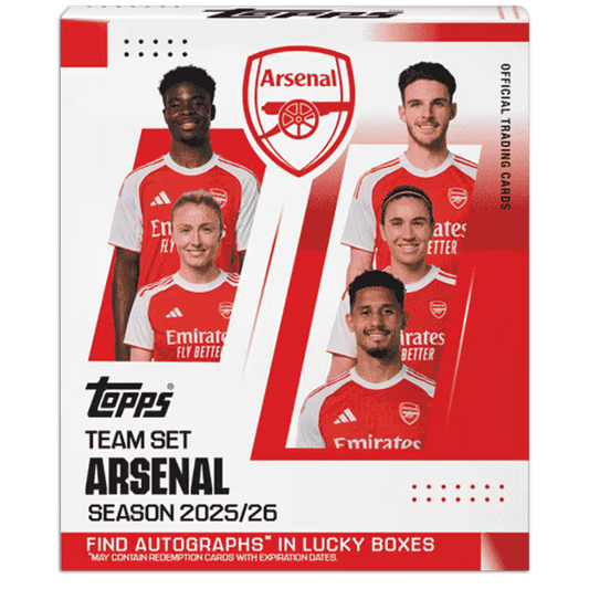 Topps 2025-26 Arsenal London Team Set Box