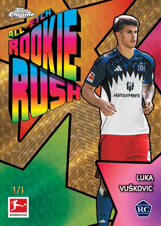 Topps 2025-26 Bundesliga Chrome Value Blaster Box